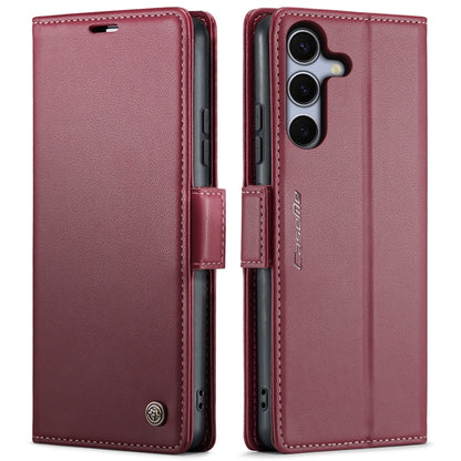 CaseMe 023 Butterfly Buckle Litchi Texture RFID Anti-theft Leather Phone Case, For Galaxy A26 5G, For Galaxy A36 5G, For Galaxy S25 5G, For Galaxy S25+ 5G