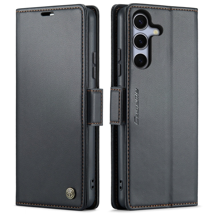 CaseMe 023 Butterfly Buckle Litchi Texture RFID Anti-theft Leather Phone Case, For Galaxy A26 5G, For Galaxy A36 5G, For Galaxy S25 5G, For Galaxy S25+ 5G