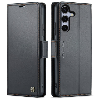 CaseMe 023 Butterfly Buckle Litchi Texture RFID Anti-theft Leather Phone Case, For Galaxy A26 5G, For Galaxy A36 5G, For Galaxy S25 5G, For Galaxy S25+ 5G