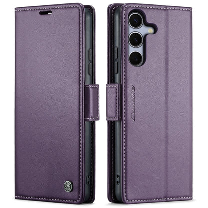 CaseMe 023 Butterfly Buckle Litchi Texture RFID Anti-theft Leather Phone Case, For Galaxy A26 5G, For Galaxy A36 5G, For Galaxy S25 5G, For Galaxy S25+ 5G