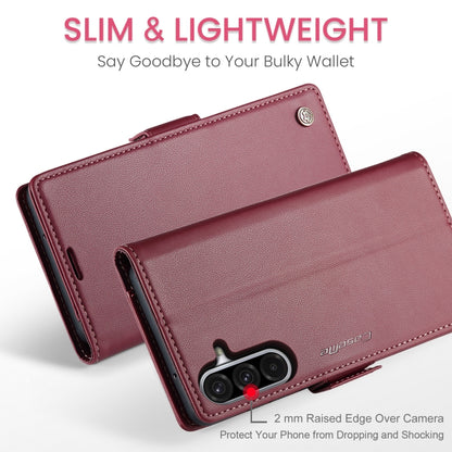 CaseMe 023 Butterfly Buckle Litchi Texture RFID Anti-theft Leather Phone Case, For Galaxy A26 5G, For Galaxy A36 5G, For Galaxy S25 5G, For Galaxy S25+ 5G