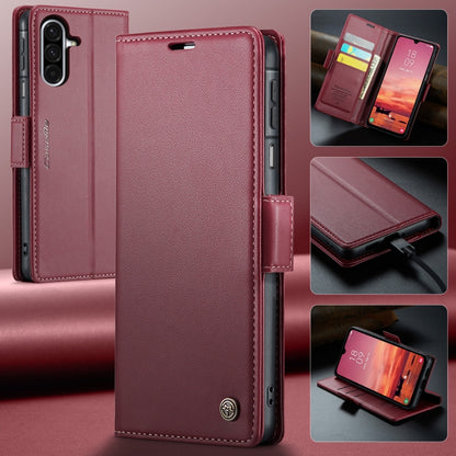 CaseMe 023 Butterfly Buckle Litchi Texture RFID Anti-theft Leather Phone Case, For Galaxy A26 5G, For Galaxy A36 5G, For Galaxy S25 5G, For Galaxy S25+ 5G