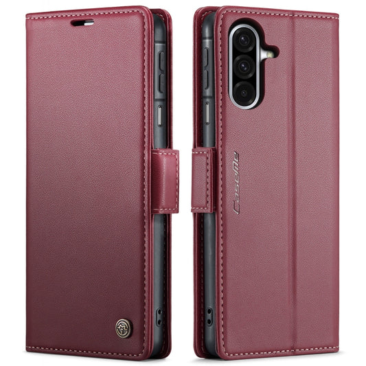 CaseMe 023 Butterfly Buckle Litchi Texture RFID Anti-theft Leather Phone Case, For Galaxy A26 5G, For Galaxy A36 5G, For Galaxy S25 5G, For Galaxy S25+ 5G