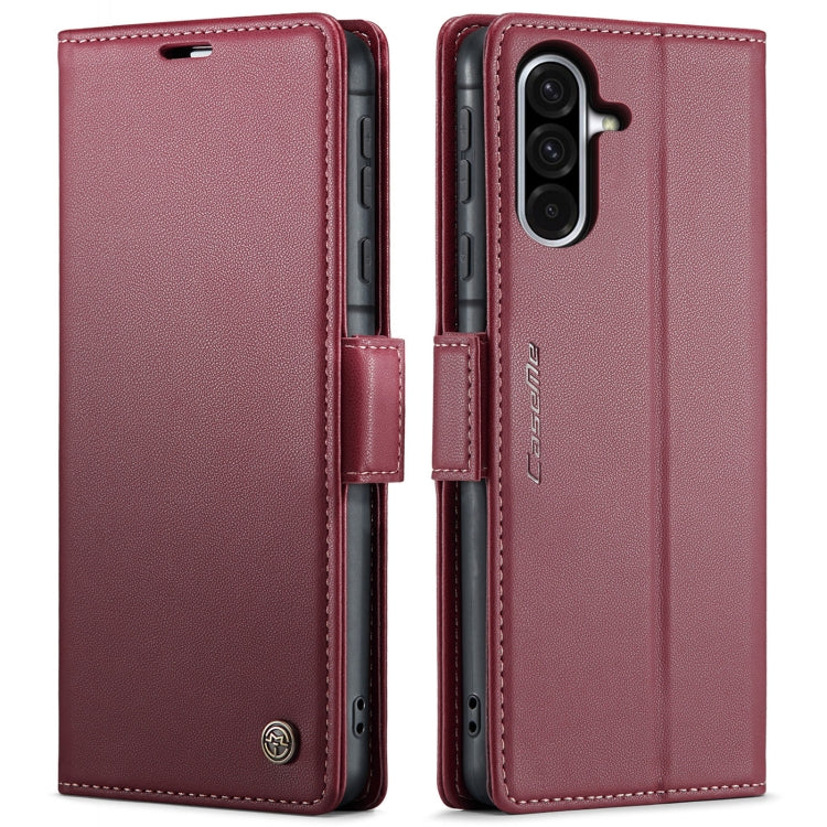 CaseMe 023 Butterfly Buckle Litchi Texture RFID Anti-theft Leather Phone Case, For Galaxy Z Fold7, For Galaxy S25 Edge 5G, For Galaxy A56 5G, For Galaxy A26 5G