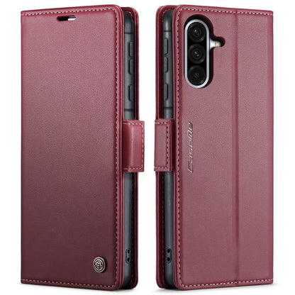 CaseMe 023 Butterfly Buckle Litchi Texture RFID Anti-theft Leather Phone Case, For Galaxy Z Fold7, For Galaxy S25 Edge 5G, For Galaxy A56 5G, For Galaxy A26 5G