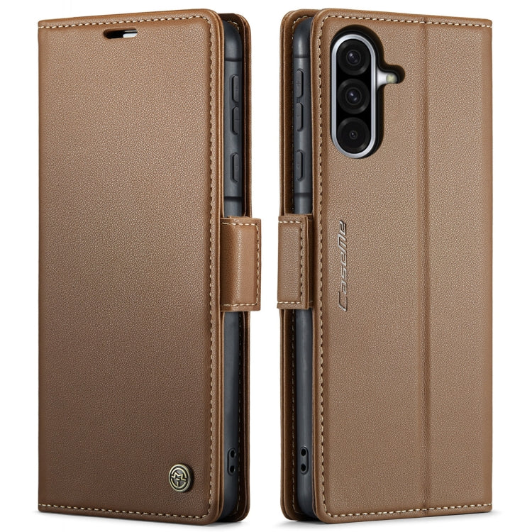 CaseMe 023 Butterfly Buckle Litchi Texture RFID Anti-theft Leather Phone Case, For Galaxy Z Fold7, For Galaxy S25 Edge 5G, For Galaxy A56 5G, For Galaxy A26 5G