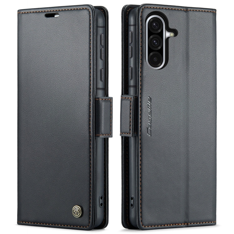 CaseMe 023 Butterfly Buckle Litchi Texture RFID Anti-theft Leather Phone Case, For Galaxy Z Fold7, For Galaxy S25 Edge 5G, For Galaxy A56 5G, For Galaxy A26 5G