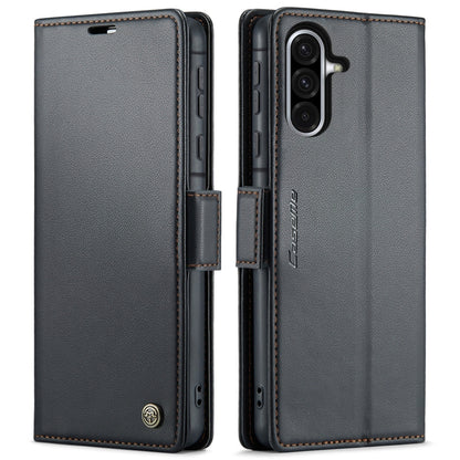 CaseMe 023 Butterfly Buckle Litchi Texture RFID Anti-theft Leather Phone Case, For Galaxy Z Fold7, For Galaxy S25 Edge 5G, For Galaxy A56 5G, For Galaxy A26 5G