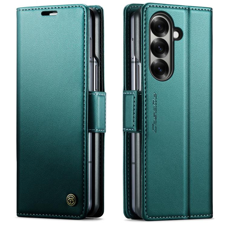 CaseMe 023 Butterfly Buckle Litchi Texture RFID Anti-theft Leather Phone Case, For Galaxy Z Fold7, For Galaxy S25 Edge 5G, For Galaxy A56 5G, For Galaxy A26 5G