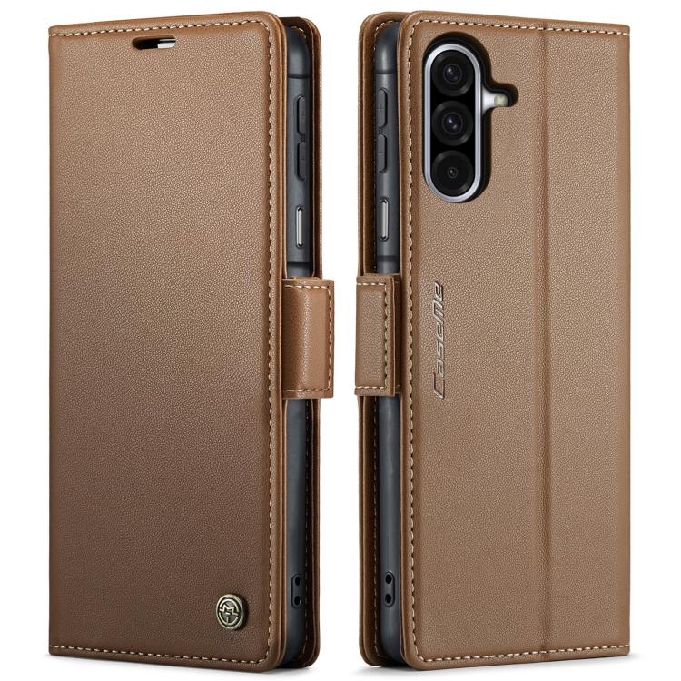 CaseMe 023 Butterfly Buckle Litchi Texture RFID Anti-theft Leather Phone Case, For Galaxy S24 FE 5G, For Galaxy A17
