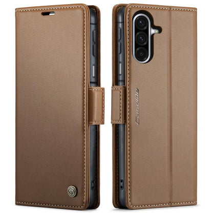 CaseMe 023 Butterfly Buckle Litchi Texture RFID Anti-theft Leather Phone Case, For Galaxy S24 FE 5G, For Galaxy A17