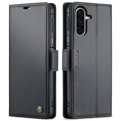 CaseMe 023 Butterfly Buckle Litchi Texture RFID Anti-theft Leather Phone Case, For Galaxy S24 FE 5G, For Galaxy A17