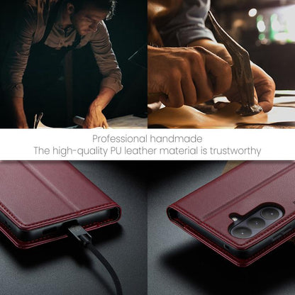 CaseMe 023 Butterfly Buckle Litchi Texture RFID Anti-theft Leather Phone Case, For Galaxy S26 5G, For Galaxy A57 5G, For Galaxy A37 5G, For Galaxy A27 5G