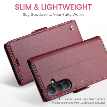 CaseMe 023 Butterfly Buckle Litchi Texture RFID Anti-theft Leather Phone Case, For Galaxy S26 5G, For Galaxy A57 5G, For Galaxy A37 5G, For Galaxy A27 5G