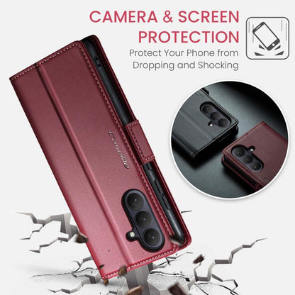 CaseMe 023 Butterfly Buckle Litchi Texture RFID Anti-theft Leather Phone Case, For Galaxy S26 5G, For Galaxy A57 5G, For Galaxy A37 5G, For Galaxy A27 5G