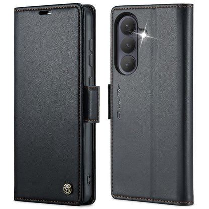 CaseMe 023 Butterfly Buckle Litchi Texture RFID Anti-theft Leather Phone Case, For Galaxy S26 5G, For Galaxy A57 5G, For Galaxy A37 5G, For Galaxy A27 5G