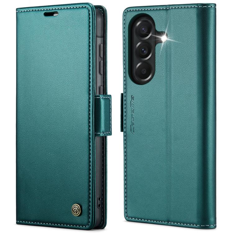 CaseMe 023 Butterfly Buckle Litchi Texture RFID Anti-theft Leather Phone Case, For Galaxy S26 5G, For Galaxy A57 5G, For Galaxy A37 5G, For Galaxy A27 5G