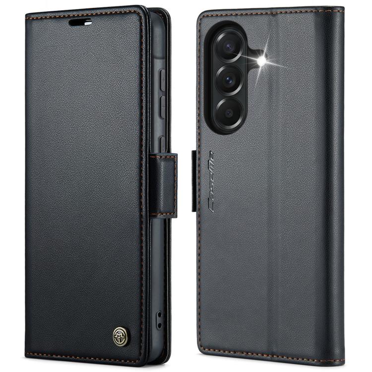 CaseMe 023 Butterfly Buckle Litchi Texture RFID Anti-theft Leather Phone Case, For Galaxy S26 5G, For Galaxy A57 5G, For Galaxy A37 5G, For Galaxy A27 5G