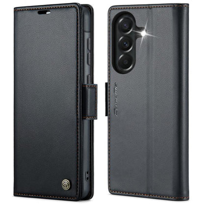 CaseMe 023 Butterfly Buckle Litchi Texture RFID Anti-theft Leather Phone Case, For Galaxy S26 5G, For Galaxy A57 5G, For Galaxy A37 5G, For Galaxy A27 5G
