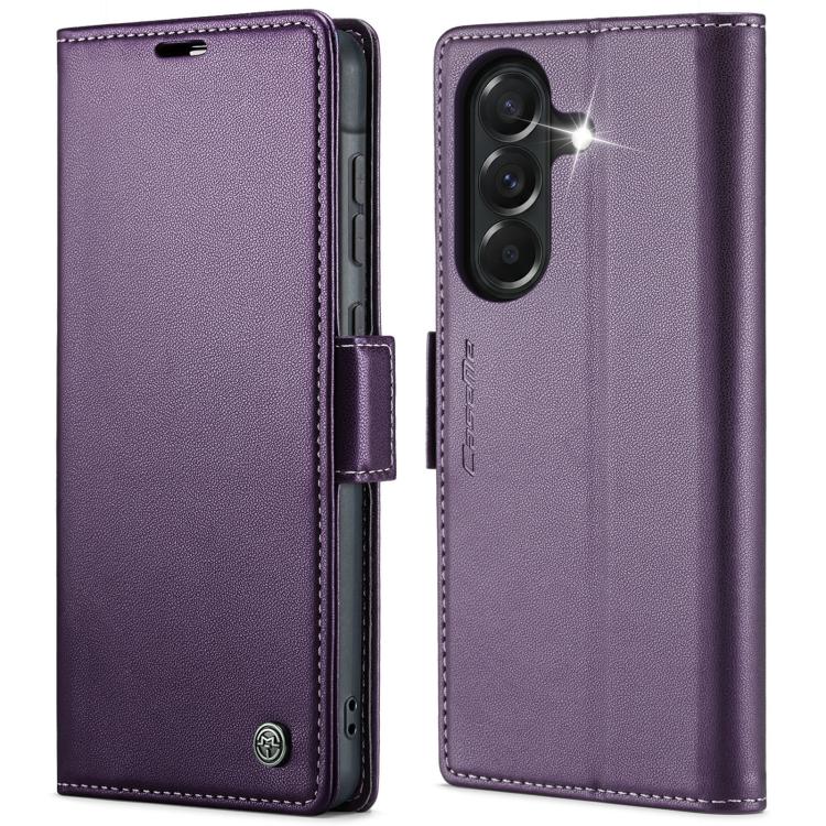 CaseMe 023 Butterfly Buckle Litchi Texture RFID Anti-theft Leather Phone Case, For Galaxy S26 5G, For Galaxy A57 5G, For Galaxy A37 5G, For Galaxy A27 5G