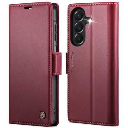 CaseMe 023 Butterfly Buckle Litchi Texture RFID Anti-theft Leather Phone Case, For Galaxy A37 5G, For Galaxy A27 5G, For Galaxy S25 FE 5G, For Galaxy Z Fold7