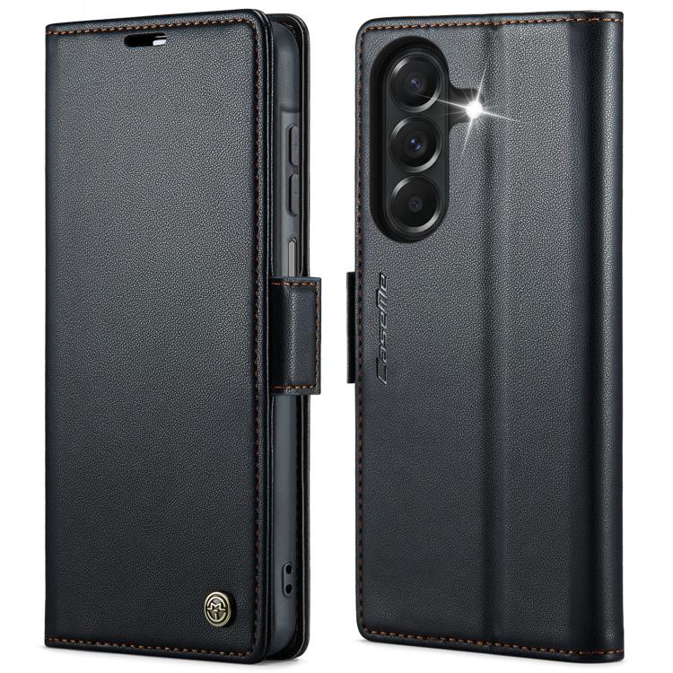 CaseMe 023 Butterfly Buckle Litchi Texture RFID Anti-theft Leather Phone Case, For Galaxy A37 5G, For Galaxy A27 5G, For Galaxy S25 FE 5G, For Galaxy Z Fold7