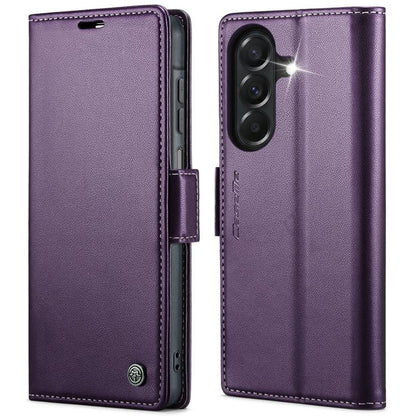 CaseMe 023 Butterfly Buckle Litchi Texture RFID Anti-theft Leather Phone Case, For Galaxy A37 5G, For Galaxy A27 5G, For Galaxy S25 FE 5G, For Galaxy Z Fold7