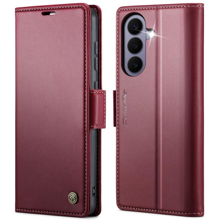 CaseMe 023 Butterfly Buckle Litchi Texture RFID Anti-theft Leather Phone Case, For Galaxy A17 / A18, For Galaxy S26 FE 5G, For Galaxy S26+ 5G, For Galaxy S26 Ultra 5G