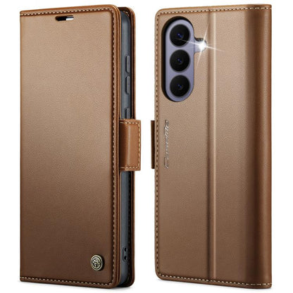 CaseMe 023 Butterfly Buckle Litchi Texture RFID Anti-theft Leather Phone Case, For Galaxy A17 / A18, For Galaxy S26 FE 5G, For Galaxy S26+ 5G, For Galaxy S26 Ultra 5G