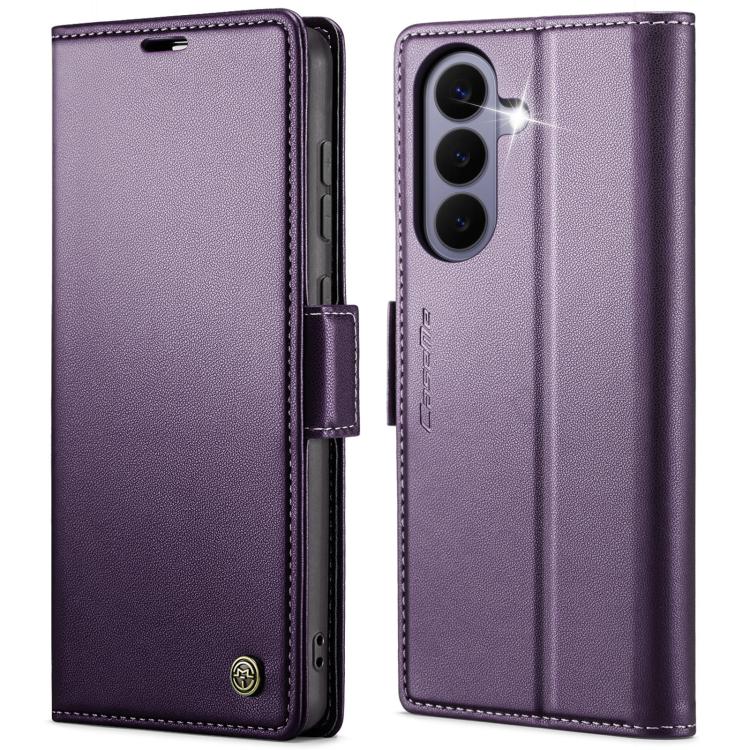 CaseMe 023 Butterfly Buckle Litchi Texture RFID Anti-theft Leather Phone Case, For Galaxy A17 / A18, For Galaxy S26 FE 5G, For Galaxy S26+ 5G, For Galaxy S26 Ultra 5G