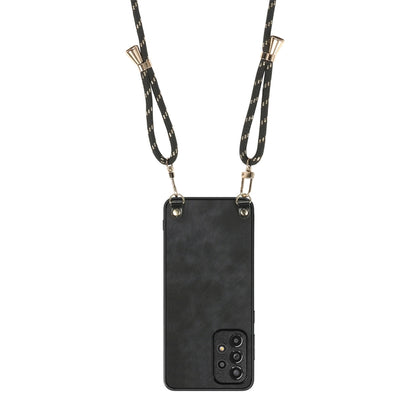 Vintage Leather PC Back Cover Phone Case with Crossbody Strap, For Samsung Galaxy A53, For Samsung Galaxy A52 5G / 4G, For Samsung Galaxy A72 5G / 4G, For Samsung Galaxy Note20 Ultra