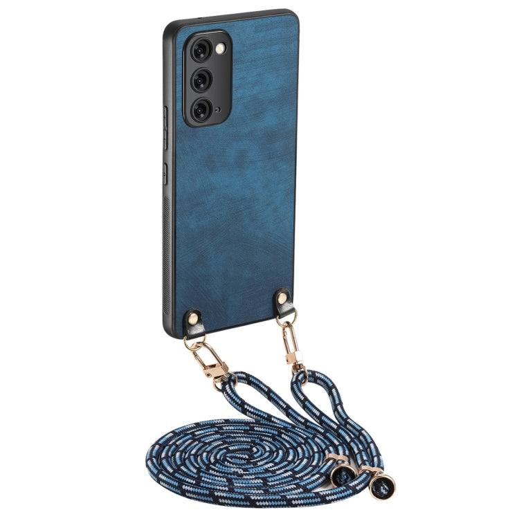 Vintage Leather PC Back Cover Phone Case with Crossbody Strap, For Samsung Galaxy A52 5G / 4G, For Samsung Galaxy A72 5G / 4G, For Samsung Galaxy Note20 Ultra, For Samsung Galaxy Note20