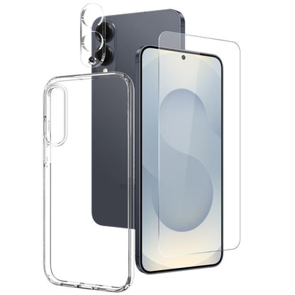 NORTHJO TPU Case with Screen and Lens Film, Support Fingerprint Unlock, For Samsung Galaxy S25 Edge 5G, For Samsung Galaxy S25 5G, For Samsung Galaxy S25+ 5G, For Samsung Galaxy S24 Ultra 5G, For Samsung Galaxy S24+ 5G, For Samsung Galaxy S24 5G�������...