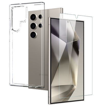 NORTHJO TPU Case with Screen Film, Support Fingerprint Unlock, For Samsung Galaxy S26+ 5G, For Samsung Galaxy S26 Ultra 5G, For Samsung Galaxy S26 5G, For Samsung Galaxy S25 Edge 5G, For Samsung Galaxy S25 5G, For Samsung Galaxy S25+ 5G                ...