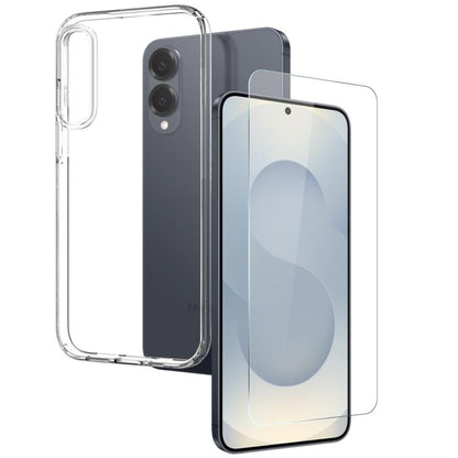 NORTHJO TPU Case with Screen Film, Support Fingerprint Unlock, For Samsung Galaxy S25 Edge 5G, For Samsung Galaxy S25 5G, For Samsung Galaxy S25+ 5G, For Samsung Galaxy S25 Ultra 5G, For Samsung Galaxy S24 Ultra 5G, For Samsung Galaxy S24+ 5G����������...