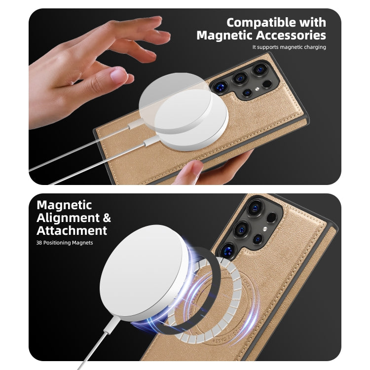 Shield Multi-functional MagSafe Card Bag Phone Case, For Samsung Galaxy S22 Ultra 5G, For Samsung Galaxy S22+ 5G, For Samsung Galaxy S22 5G