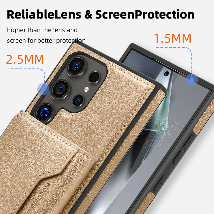 Shield Multi-functional MagSafe Card Bag Phone Case, For Samsung Galaxy S23 Ultra 5G, For Samsung Galaxy S23+ 5G, For Samsung Galaxy S23 5G