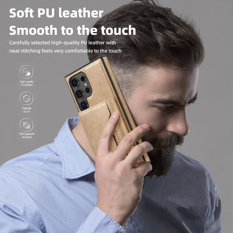 Shield Multi-functional MagSafe Card Bag Phone Case, For Samsung Galaxy S24 Ultra 5G, For Samsung Galaxy S24+ 5G, For Samsung Galaxy S24 5G