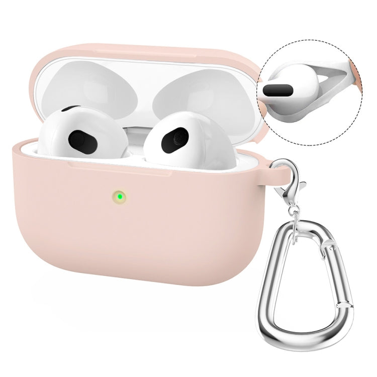 ENKAY Hat-Prince Thickened Silicone Case with Hook and Anti-lost Silicone Earbuds, For Apple AirPods 4 2024