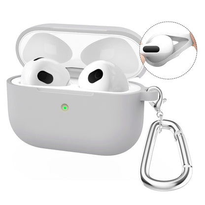 ENKAY Hat-Prince Thickened Silicone Case with Hook and Anti-lost Silicone Earbuds, For Apple AirPods 4 2024