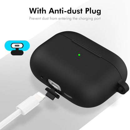 ENKAY Hat-Prince Thickened Silicone Case with Hook and Anti-lost Silicone Earbuds, For Apple AirPods 4 2024