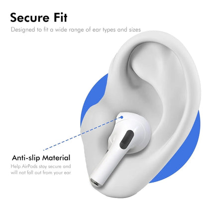 ENKAY Hat-Prince Thickened Silicone Case with Hook and Anti-lost Silicone Earbuds, For Apple AirPods 4 2024