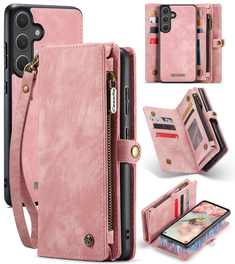 CaseMe 008 Detachable Multifunctional Leather Phone Case, For Samsung Galaxy S25 Edge 5G, For Samsung Galaxy A56 5G, For Samsung Galaxy A36 5G, For Samsung Galaxy S25 5G