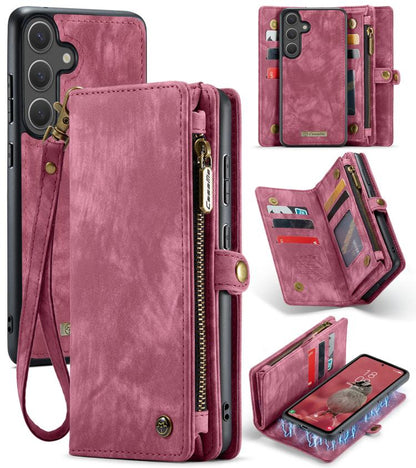 CaseMe 008 Detachable Multifunctional Leather Phone Case, For Samsung Galaxy S25+ 5G, For Samsung Galaxy S25 Ultra 5G, For Samsung Galaxy A16 5G