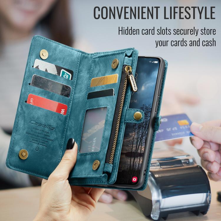 CaseMe 008 Detachable Multifunctional Leather Phone Case, For Samsung Galaxy S25 Edge 5G, For Samsung Galaxy A56 5G, For Samsung Galaxy A36 5G, For Samsung Galaxy S25 5G
