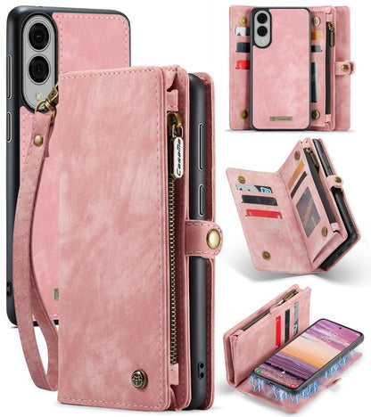 CaseMe 008 Detachable Multifunctional Leather Phone Case, For Samsung Galaxy S25 Edge 5G, For Samsung Galaxy A56 5G, For Samsung Galaxy A36 5G, For Samsung Galaxy S25 5G