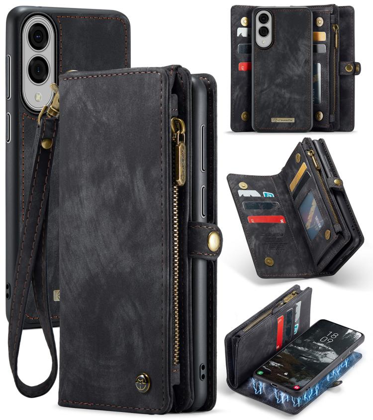 CaseMe 008 Detachable Multifunctional Leather Phone Case, For Samsung Galaxy S25 Edge 5G, For Samsung Galaxy A56 5G, For Samsung Galaxy A36 5G, For Samsung Galaxy S25 5G