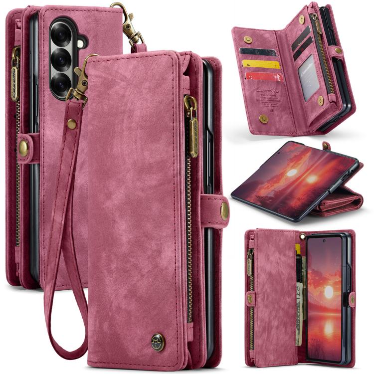 CaseMe 008 Detachable Multifunctional Leather Phone Case, For Samsung Galaxy S26+ 5G, For Samsung Galaxy S26 Ultra 5G, For Samsung Galaxy S26 5G, For Samsung Galaxy Z Fold7
