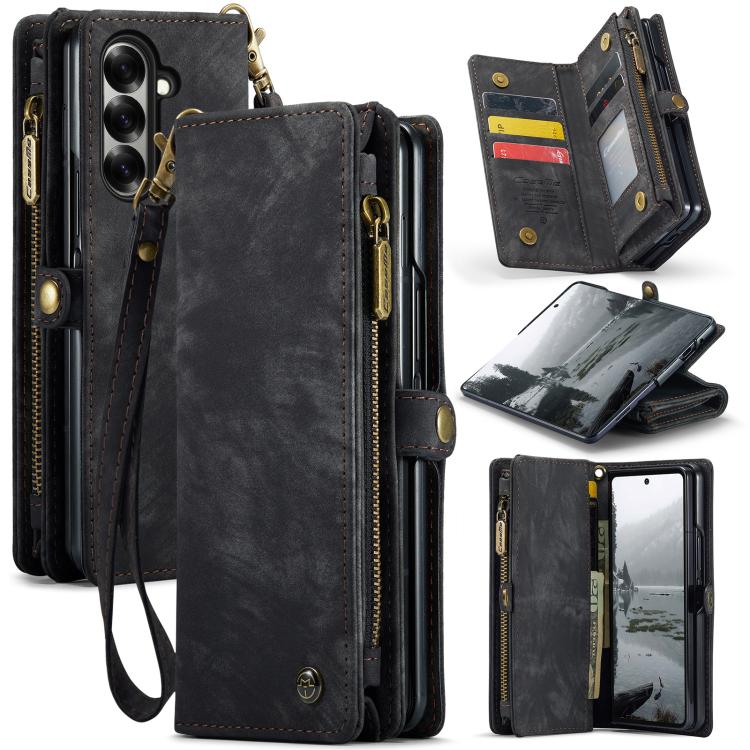CaseMe 008 Detachable Multifunctional Leather Phone Case, For Samsung Galaxy S26+ 5G, For Samsung Galaxy S26 Ultra 5G, For Samsung Galaxy S26 5G, For Samsung Galaxy Z Fold7