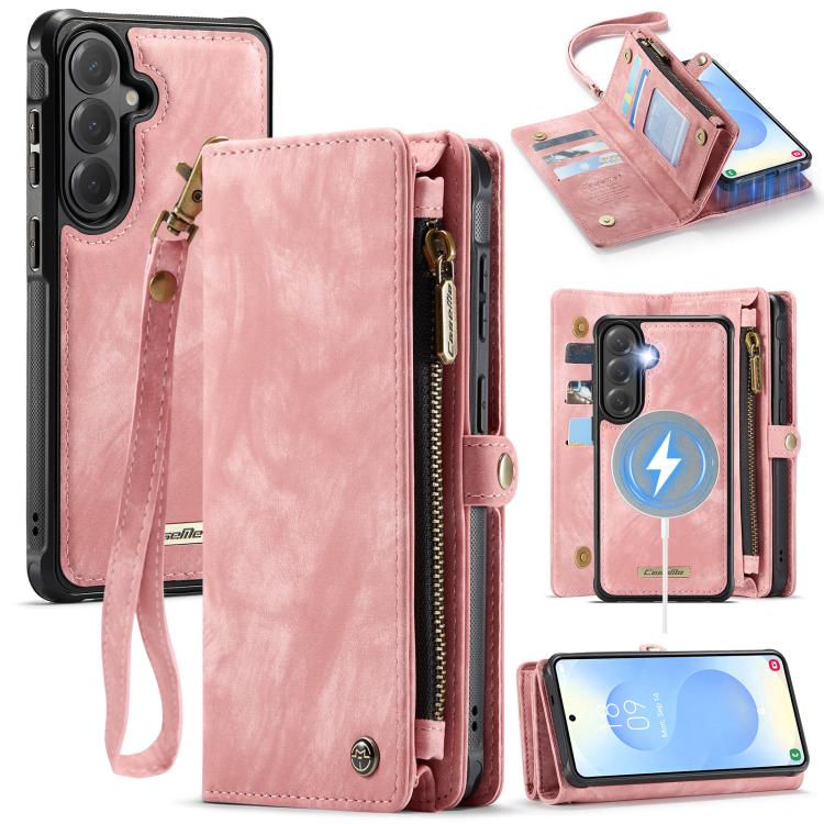 CaseMe 008 Detachable Multifunctional Leather Phone Case, For Samsung Galaxy S26+ 5G, For Samsung Galaxy S26 Ultra 5G, For Samsung Galaxy S26 5G, For Samsung Galaxy Z Fold7